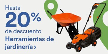 Anuncio: Hasta 20% de descuento en herramientas de jardinería. Pulsa aquí para elegir lo que necesitas.