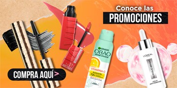 Conoce las promociones de L’Oréal, Maybelline, Garnier y mucho más. Pulsa aquí para comprar.