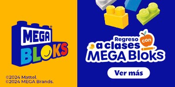 Anuncio: Mega Blocks. Regreso a clases con Mega Blocks. Pulsa aquí para descubrir más.