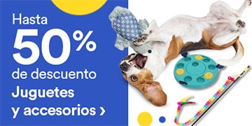 Hasta 50% de descuento en juguetes y accesorios para mascotas. Pulsa aquí para descubrir más.