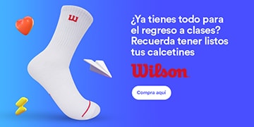 Wilson. ¿Ya tienes todo para el regreso a clases? Recuerda tener listos tus calcetines Wilson. Pulsa aquí para comprar.