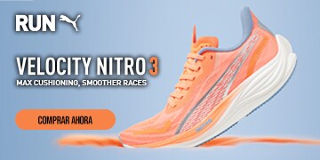 Anuncio: Puma. Forever. Faster. Velocity Nitro 3. Max Cushioning, smoother races. Pulsa aquí para descubrir más de la marca.