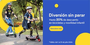 Anuncio: Diversión sin parar. Hasta 20% de descuento en bicicletas y movilidad infantil. Pulsa aquí para descubrir más.