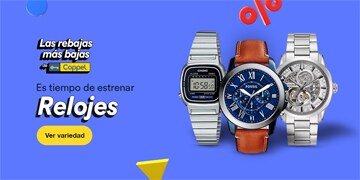 Anuncio: Es tiempo de estrenar. Pulsa aquí para encontrar relojes.