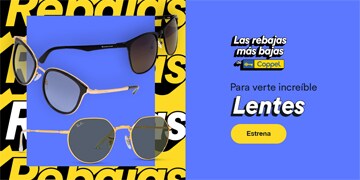 Anuncio: Para verte increíble. Pulsa aquí para encontrar lentes.