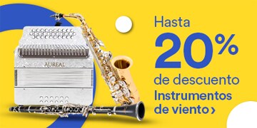 Hasta 20% de descuento en instrumentos de viento. Pulsa aquí para elegir tu favorito.