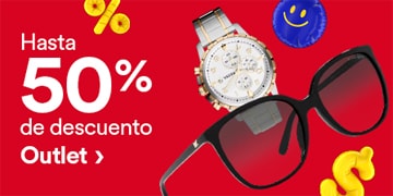 Hasta 50 por ciento de descuento en outlet. Pulsa aquí para comprar.