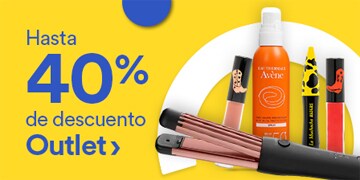 Hasta 40% de descuento en outlet. Pulsa aquí para comprar.