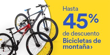 Hasta 45% de descuento en bicicletas de montaña. Pulsa aquí para comprar.