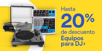 Hasta 20% de descuento en equipos para DJ. Pulsa aquí para comprar.