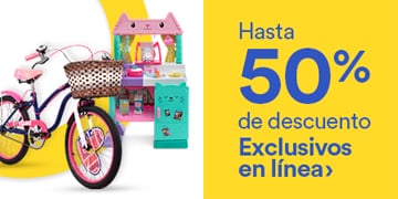 Hasta 50% de descuento en exclusivos en línea. Pulsa aquí para comprar.