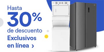 Hasta 30% de descuento en exclusivos en línea. Pulsa aquí para comprar.