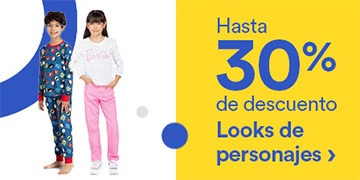 Hasta 30% de descuento en looks de personajes. Pulsa aquí para aprovechar.