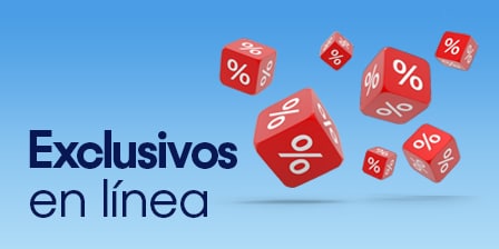 Exclusivo en línea. Pulsa aquí para elegir.