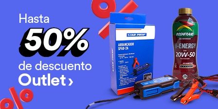 Hasta 50 por ciento de descuento en outlet. Pulsa aquí para comprar.