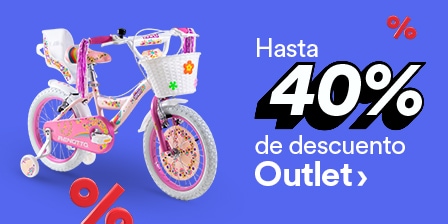 Hasta 40 por ciento de descuento en outlet. Pulsa aquí para elegir.