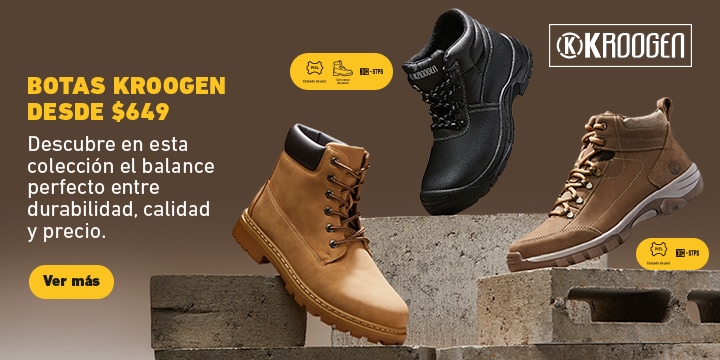 Botas Kroogen desde 649 pesos. Descubre en esta colección el balance perfecto entre durabilidad, calidad y precio. Pulsa aquí para ver modelos.