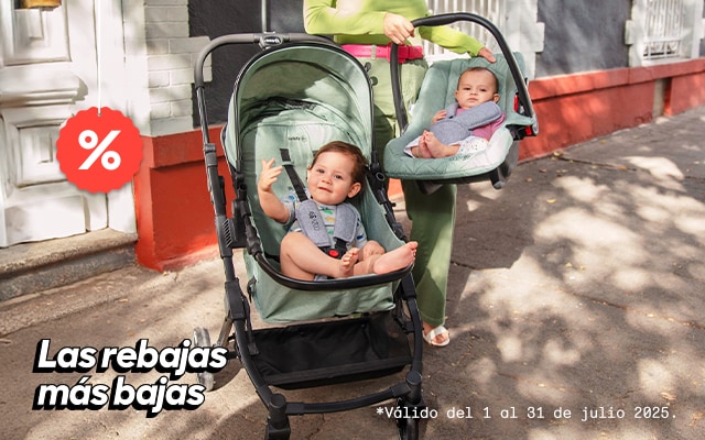 Anuncio: Seguridad en cada trayecto. Hasta 35% de descuento en carriolas y autoasientos. Válido del 1 al 31 de julio 2025. Pulsa aquí para elegir.