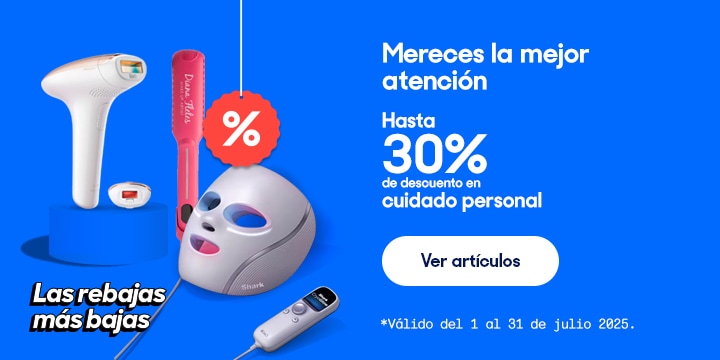 Anuncio: Mereces la mejor atención. Hasta 30% de descuento en cuidado personal. Válido del 1 al 31 de julio 2025. Pulsa aquí para descubrir artículos. Anuncio: Mereces la mejor atención. Hasta 30% de descuento en cuidado personal. Válido del 1 al 31 de julio 2025. Pulsa aquí para descubrir artículos.