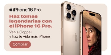 iPhone 16 Pro. Haz tomas legendarias con el iPhone 16 Pro. Haz tu vida más iPhone en Coppel. Pulsa aquí para comprar.