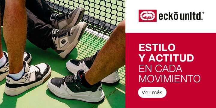 Anuncio: Ecko Unltd. Estilo y actitud en cada movimiento. Pulsa aquí para encontrar tenis.
