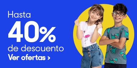 Hasta 40% de descuento en artículos seleccionados. Pulsa aquí para descubrir ofertas.