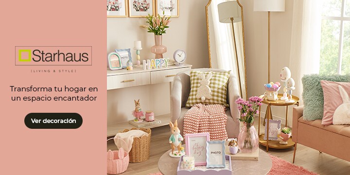 Starhaus. Transforma tu hogar en un espacio encantador. Pulsa aquí para ver decoración.