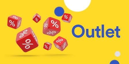 Outlet. Pulsa aquí para encontrar precios especiales.