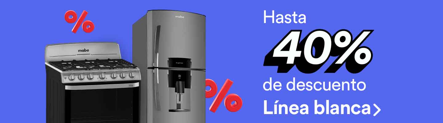 Hasta 40% de descuento en línea blanca. Pulsa aquí para encontrar estufas, refrigeradores y más.