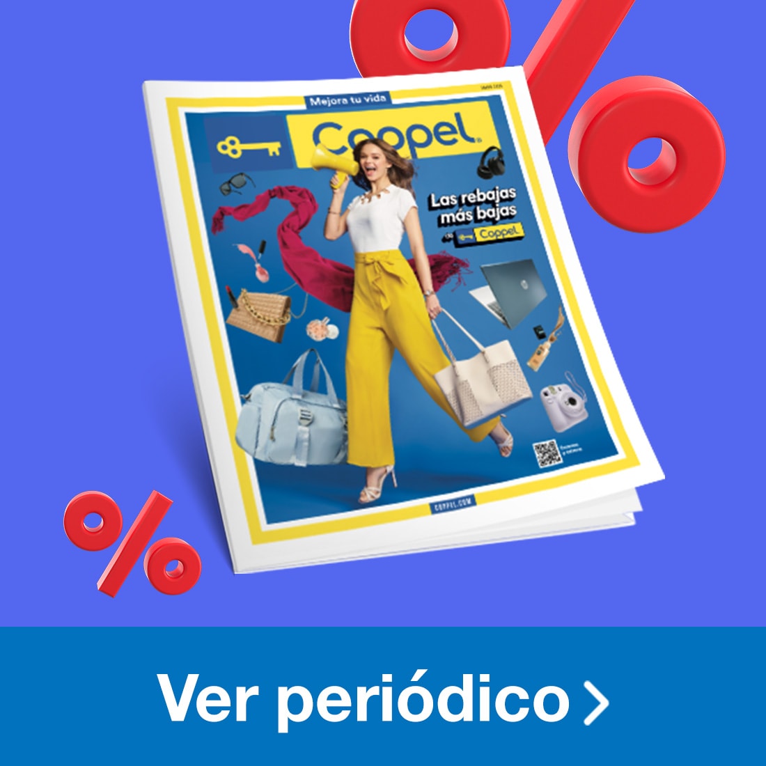 Periódico Coppel. Pulsa aquí para conocer Las rebajas más bajas de Coppel.