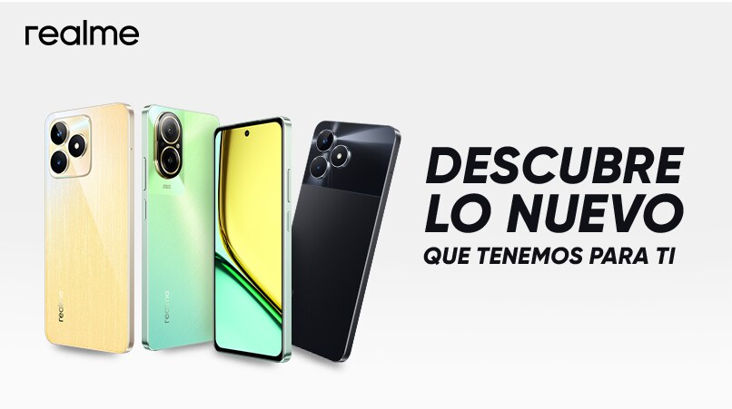 Realme. Descubre lo nuevo que tenemos para ti. Pulsa aquí para ver celulares Realme.