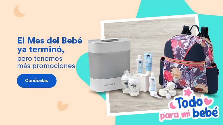 Anuncio: El mes del bebé ya terminó, pero tenemos más promociones. Pulsa aquí para conocerlas.