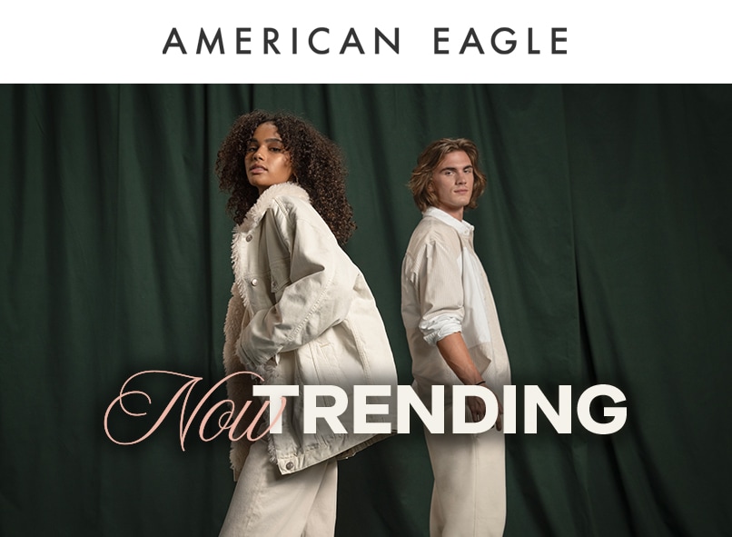 American Eagle. Ahora en tendencia. Pulsa aquí para descubrir los modelos populares del momento.