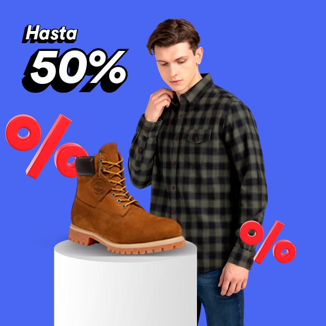 Hasta 50% de descuento en looks para hombre. Pulsa aquí para descubrir diferentes estilos.