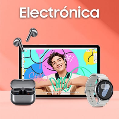 Electrónica Samsung. Pulsa aquí para encontrar tablets, audífonos, smartwatches y más.