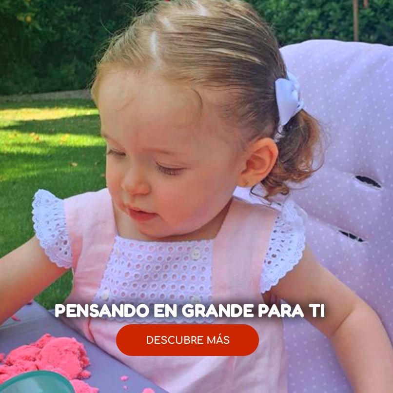 D'Bebé. Pensando en grande para ti. Pulsa aquí para descubrir más. 