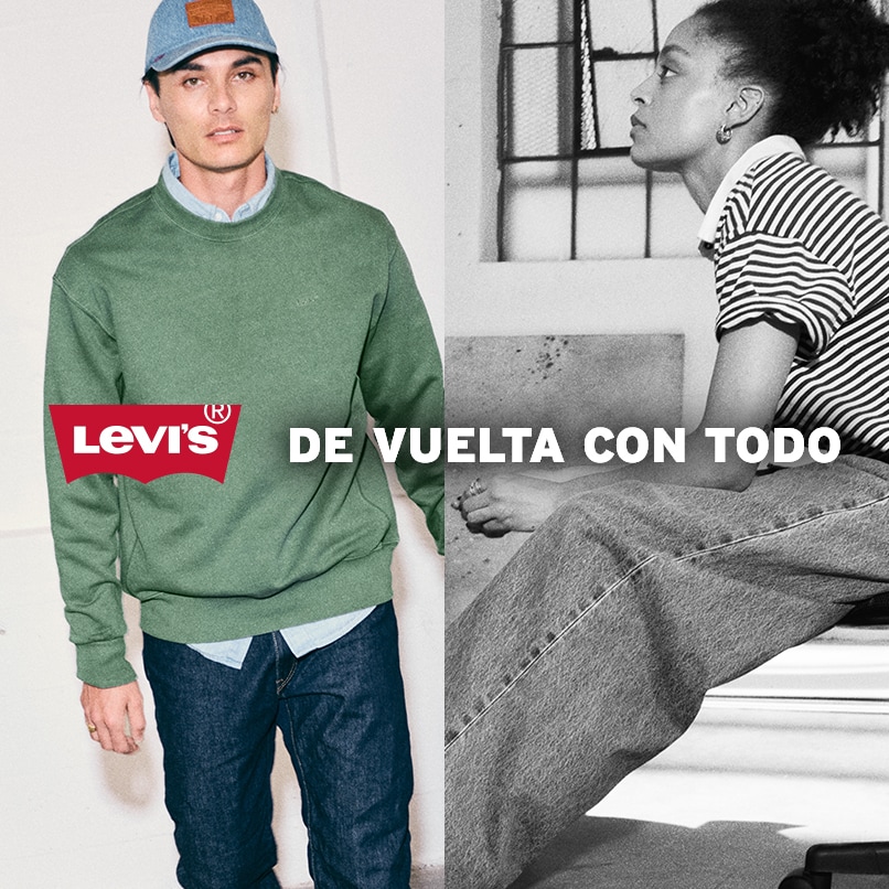 Levi's. De vuelta con todo. Pulsa aquí para ver las novedades para hombre y mujer. 