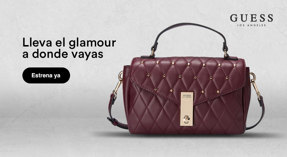 Guess. Lleva el glamour a donde vayas. Pulsa aquí para ver bolsas y más de la marca.