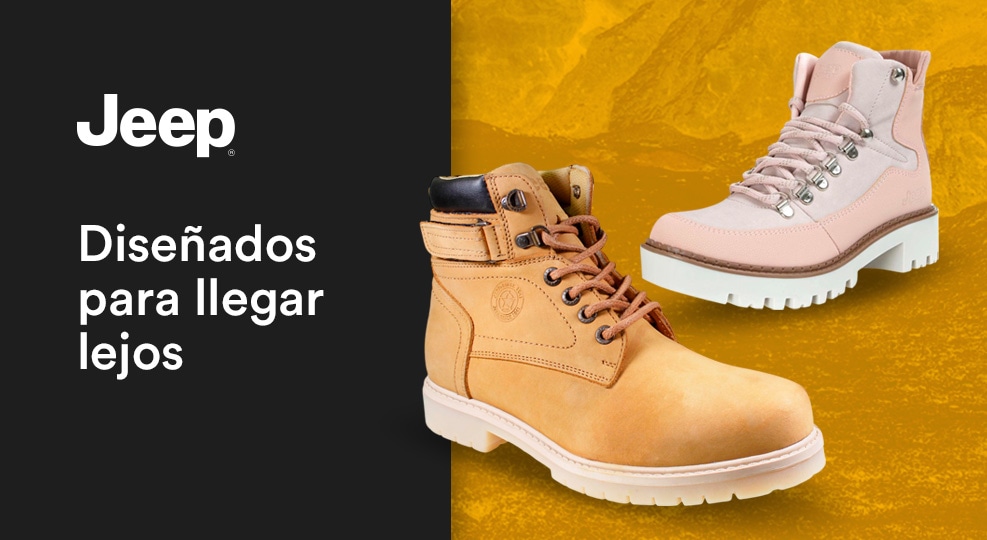 Botas Jeep. Diseñadas para llegar lejos. Pulsa aquí para elegir tu par.