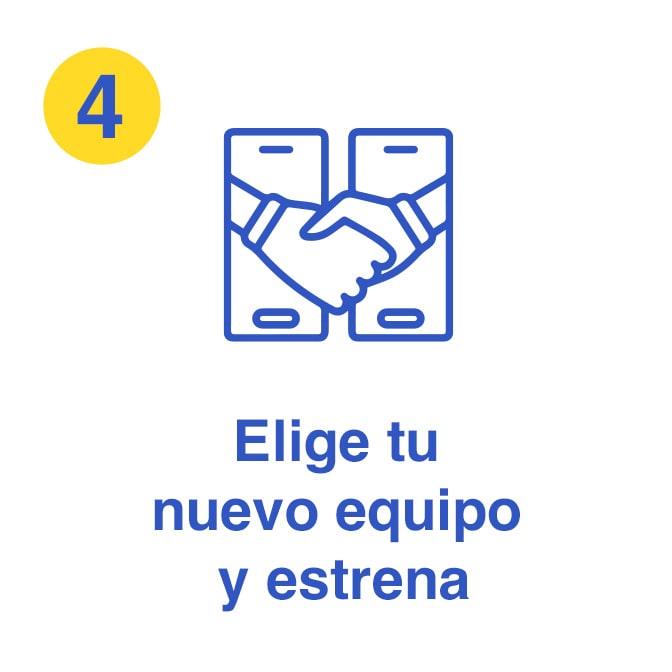 Paso 4. Elige tu nuevo equipo y estrena. 