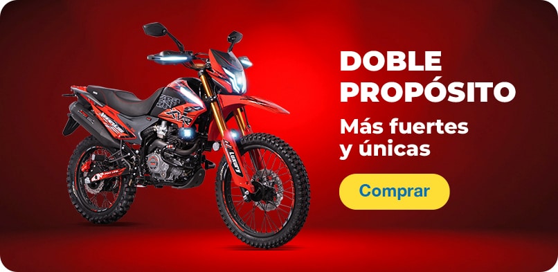 Veloci. Más fuertes y únicas, así fueron creadas los motos doble propósito. Pulsa aquí para ver modelos.