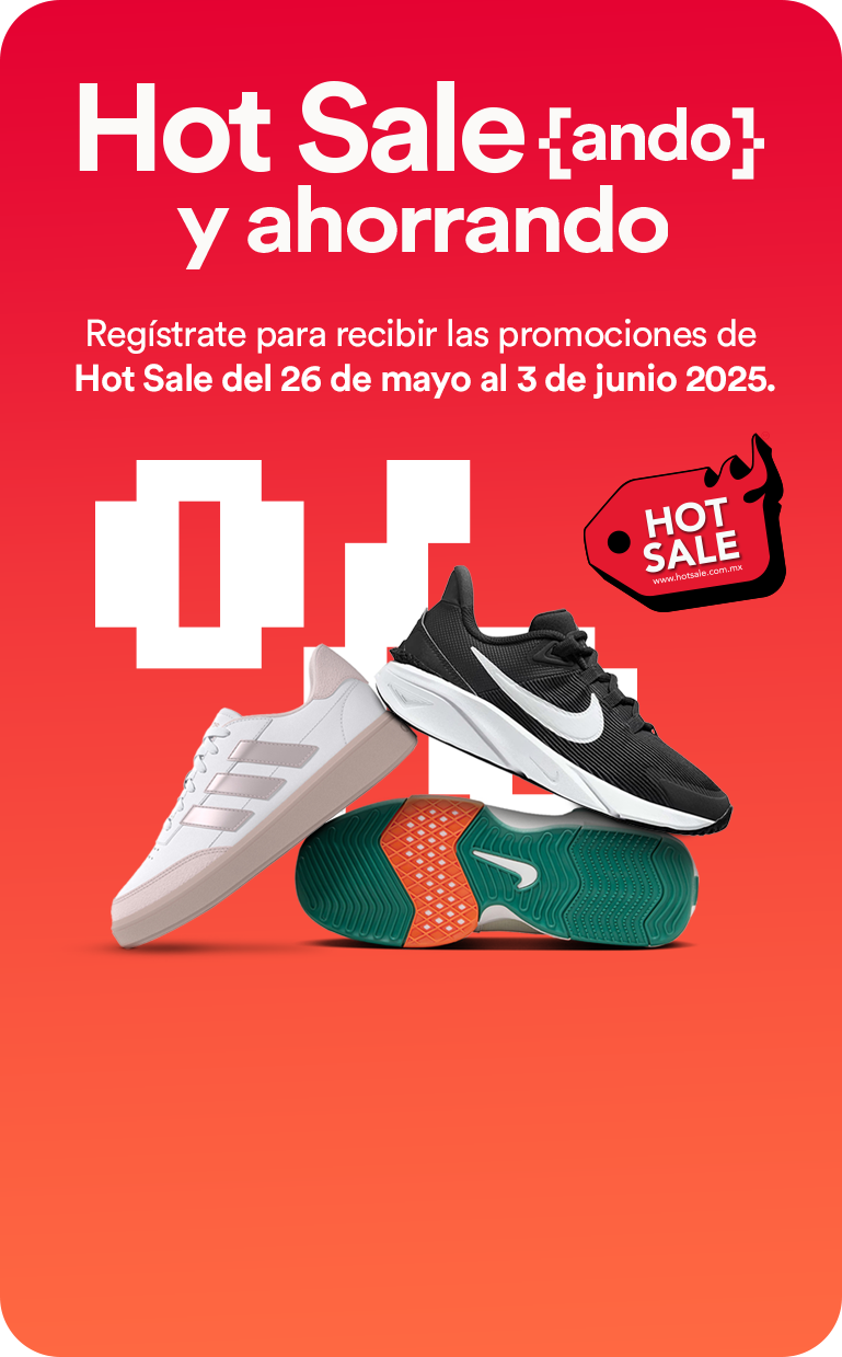 Hot Sale 2025. Hot Saleando y ahorrando. Regístrate para recibir las promociones del 26 de mayo al 3 de junio 2025. Pulsa aquí para registrarte.