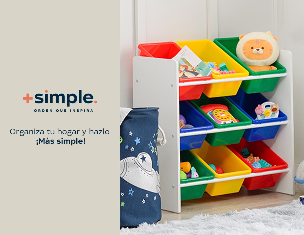 Más simple. Organiza tu hogar y hazlo ¡Más simple! Pulsa aquí para ver productos de la marca.