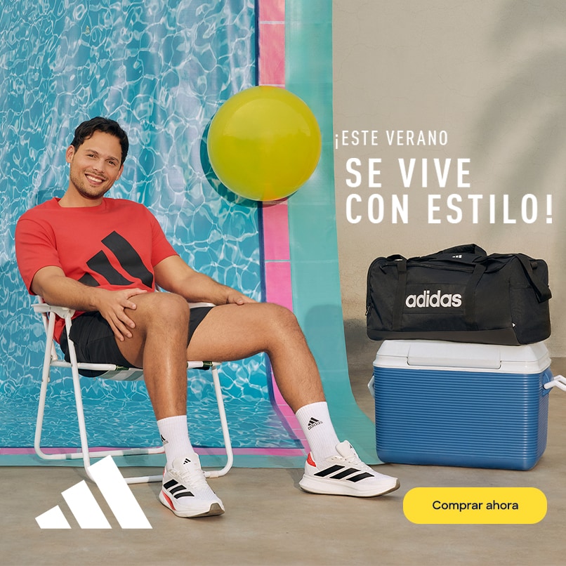 Adidas. ¡Este verano se vive con estilo! Pulsa aquí para encontrar tu look deportivo.