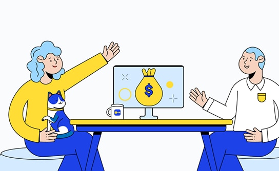 Pide un préstamos y recíbelo sin ir a la tienda.