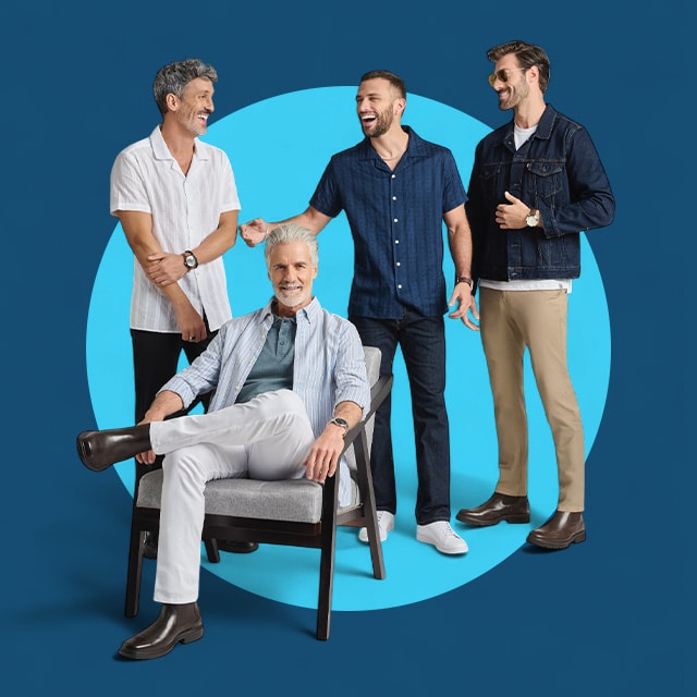 Moda para hombre. Pulsa aquí para armar su outfit.