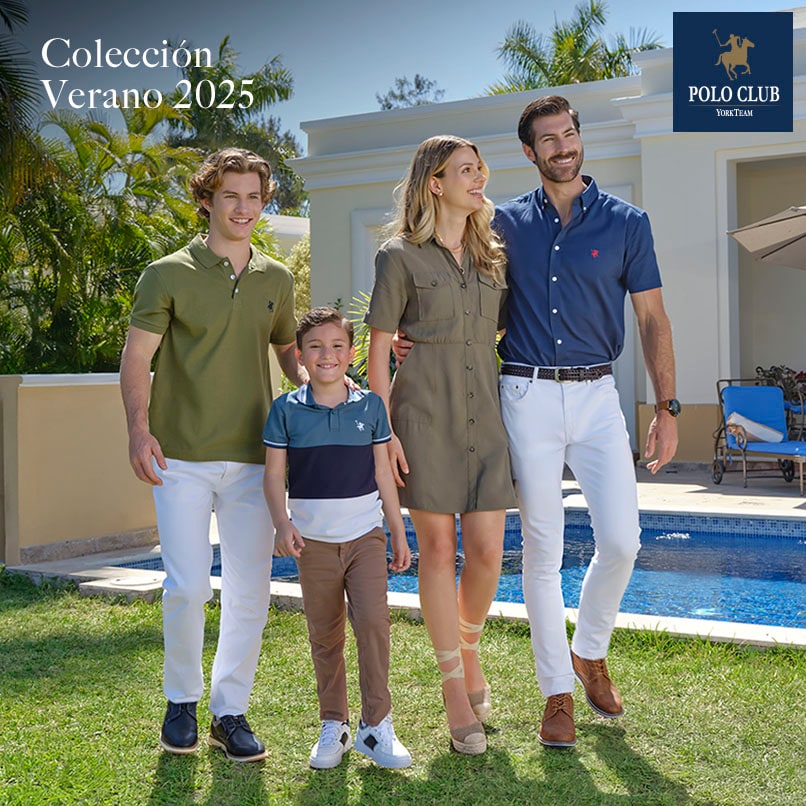 Moda York Team Polo Club, Colección Verano 2025. Pulsa aquí para descubrir outfits para la familia.