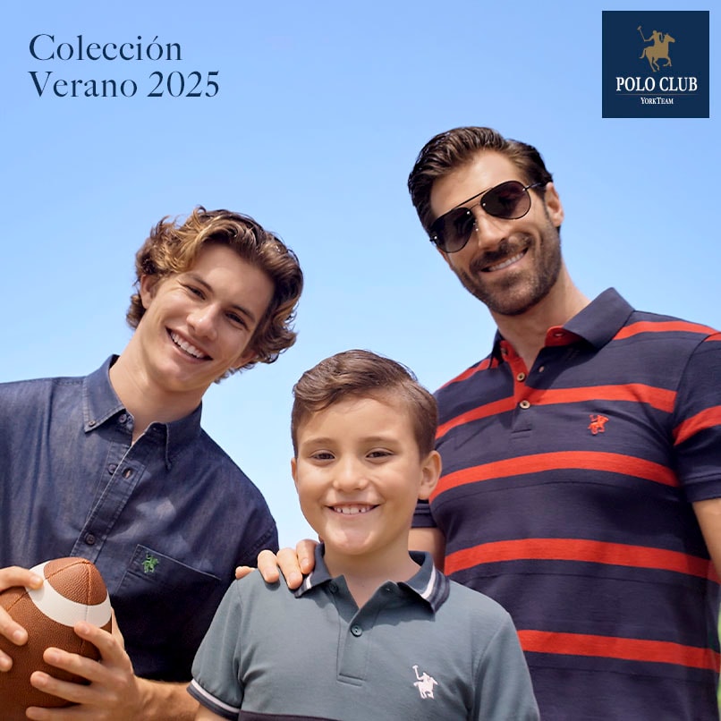 Moda York Team Polo Club, Colección Verano 2025. Pulsa aquí para descubrir outfits para la familia.