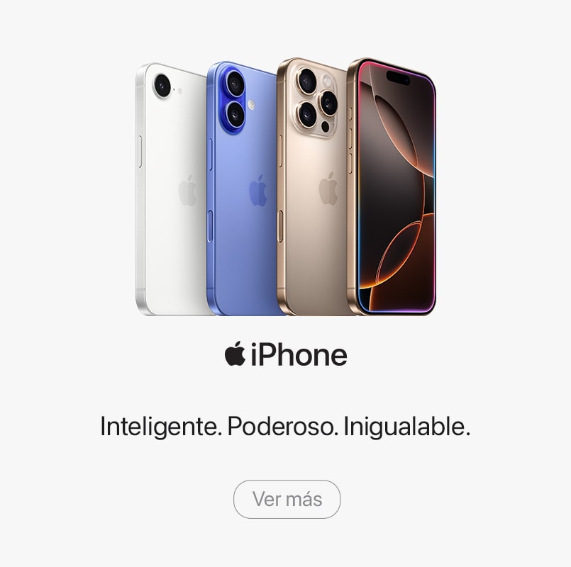 iPhone. Inteligente, poderoso, inigualable. Pulsa aquí para estrenar el tuyo.