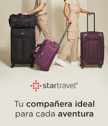 Startravel. Tu compañero ideal para cada aventura. Pulsa aquí para ver variedad de maletas. 